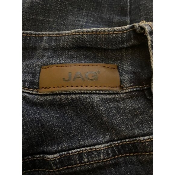 Jag Girlfriend Jeans Womens Dark Blue Denim Pants Size 16W Casual Comfy Logo - Picture 9 of 9